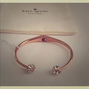 NWT Kate Spade rose gold lady marmalade bangle!